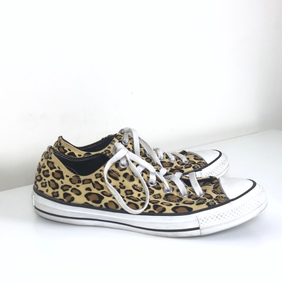 cheetah converse shoes